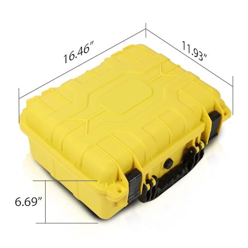 Storage Box Collectible Cards,Tools,Screws,Craft Supplies DIY Adjustable - size: 1 Pack | DIY Divider | Big Size | Yellow