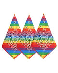 Bycc Bynn Large Soft Cotton Bandanas Pack for Men & Women 22 x 22 inches - color: S- 3 Pack-rainbow