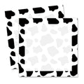 Cute Sticky Notes 3 x 3 in, 2 Pack Self Stick Note Pads with Fun Patterns, Strong Adhesive Memo Pads for Office School Home, 80 Sheets per Pad Cow Print - color: Cow Print