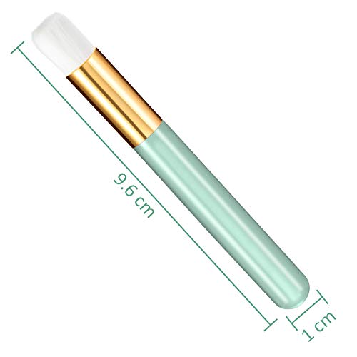 20 Pcs Eyelash Shampoo Brushes,Lash Shampoo Brush Lash Extension Brushes for Cleansing Peel Off Blackhead Remover Tool ﻿ - color: Mint Green
