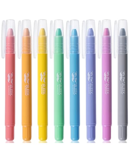 Mr. Pen- No Bleed Gel Highlighters, Friendly Colors, 8 Pack - color: Friendly Colors, size: 8 Pack