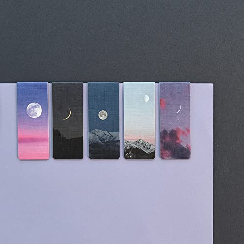 Monolike Magnetic Bookmarks Moon Ver.1, Set of 5 - color: Moon Ver.1