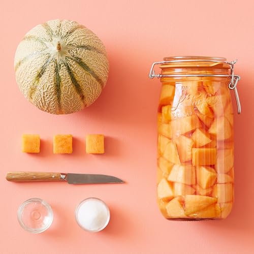 Le Parfait Super Jar 1.5L (48oz) Glass Canning Jar, Wire Bail Lid, 1 Pack - color: 48oz (Single)