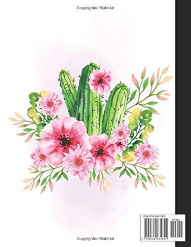 Korean Hangul Notebook: Cactus - Hangul Manuscript Paper - Practice Notebook for Korean Calligraphy - Hangul Writing Practice Notebook