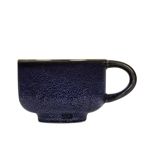 NOVA CERAMICS Navy Blue Extra Large Coffee Mug - 16 oz Ceramic Mug - Abyss - color: Abyss