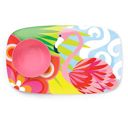 French Bull 13" Rectangular Platter - Melamine Platters and Serving Ware - Plate, Dish, Serving, Collection - Tropic Fantasia - color: Tropic Fantasia, size: 13" Rectangular Platter