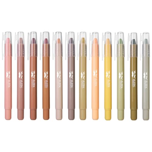 Mr. Pen- Gel Highlighter, 12 Pack, Vintage Colors - color: Vintage Colors, size: 12 Pack