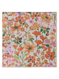 Luckyvestir Floral Pocket Squares for Men Cotton Flower Handkerchief Formal Wedding Party Graduation - color: Yellow
