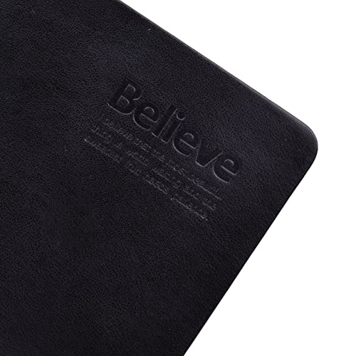 SAYEEC Thick Lined Journal Notebook 720 Pages Leather Journals for Writing B6 Soft Cover College Ruled Notebook 360 Sheets Lined Paper Memo Book Personal Daily Diary Gift for Men Work Note Taking - color: Black B6