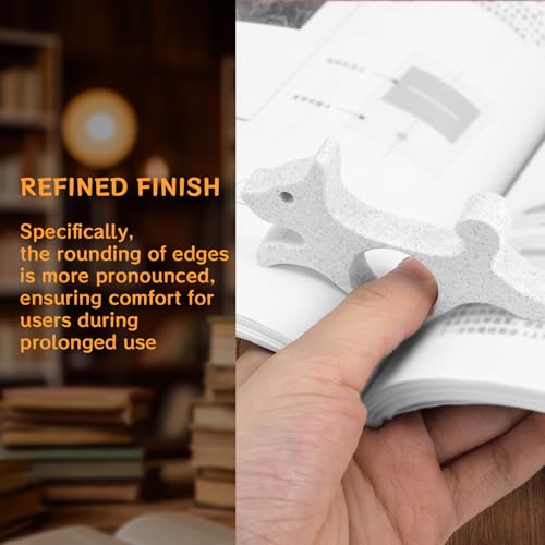 Dog Book Page Holder for Reading 3D Printing Thumb Page Holder Ideal Books Reader Gifts & Reading Accessories Book Worm Gifts - color: Dog