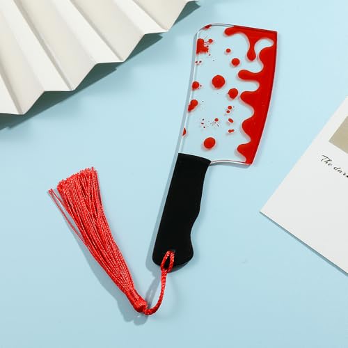 Horror Bloody Creepy Tool Bookmark, 1 Piece - color: 1pc Knives