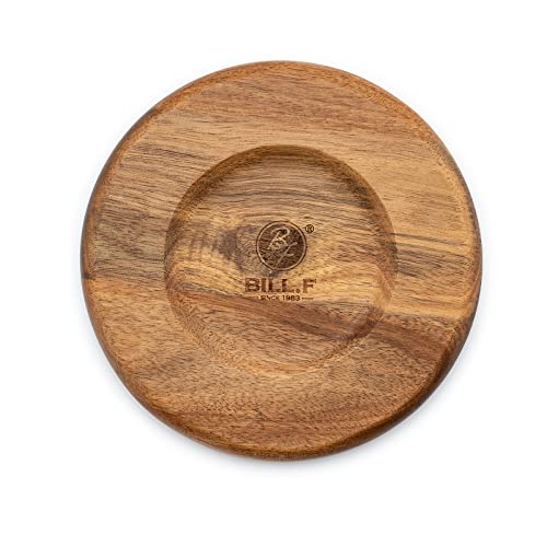 Acacia Wood Round Dinner Plates 6 Inch - Serving Tray & Platters for Home Decor, Food, Vegetables, Fruit, Charcuterie, Appetizer (Set of 4 Wooden Charger) - color: 6 Inch Round 4pcs