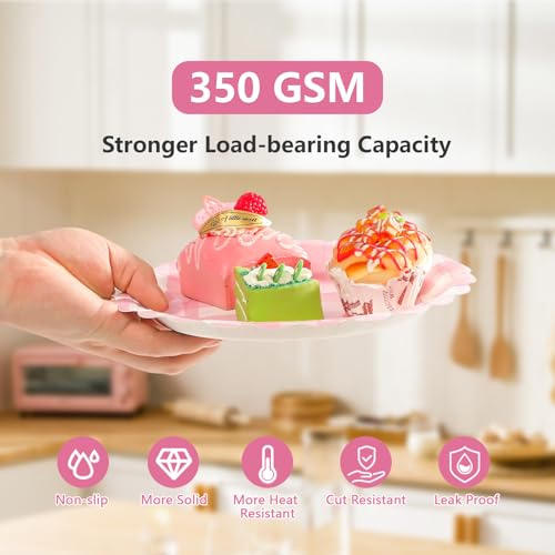 96Pcs Pink Gingham Party Decorations, Serve 24 - style: Light Pink Gingham