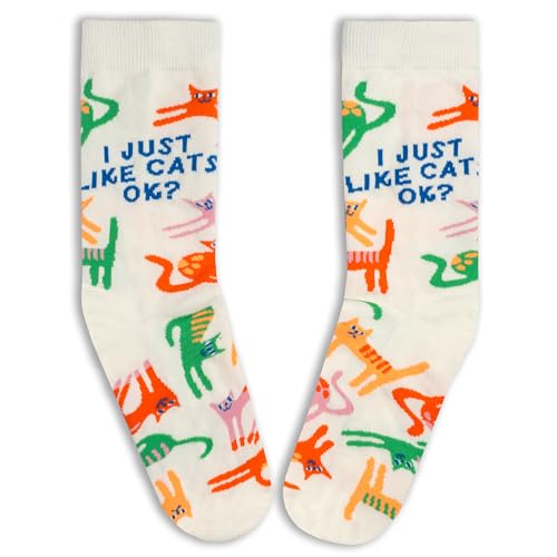 Lavley Women's Funny Socks Cute Novelty Gift for Women & Teens - color: Just Like Cats