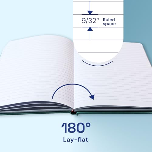 ONAVIA A5 Notebooks for Work, Lined Journal, 160 Pages, Pink - color: Pink