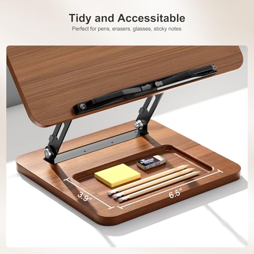 OPTIXCELL Book Stand with Light, Hands Free Book Holder, Gifts Book Lovers - style: Book Stand (Light)