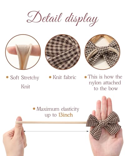 doboi 10PCS Baby Girls Headbands Hair Bows - color: Summer Color