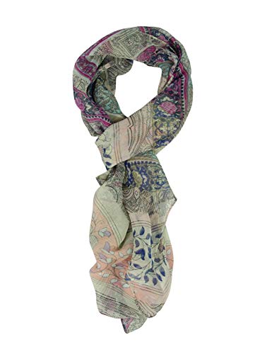 PANTONIGHT Long Chiffon Sheer Scarf Gradient Shaded Colors Lightweight Scarf For Womens - color: No.733