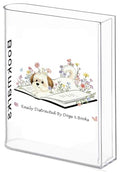 Book Shaped Bookmark Holder, Reading Accessories Gift for Book Lovers, Women, Librarians (Dog) - style: dog