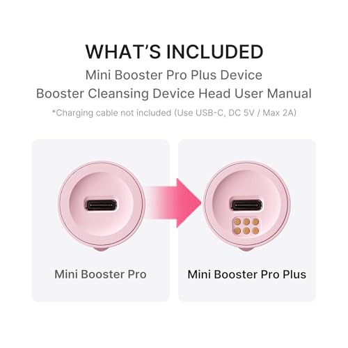 medicube Mini Booster Pro Plus Cleansing Device Set - Portable, Pink - color: Pink