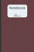 Journal Notebook 6" x 9" 120 Pages Lined 20__ Minimal Desgin, Modern Notebook