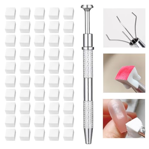 Nail Art Brushes Set, Dotting Sculpt Tools, Ombre Sponges for Home Manicure - size: Medium