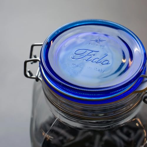 Bormioli Rocco Fido Jar - Clear Blue, 17.5 oz - color: Clear, size: 17.50 fl oz