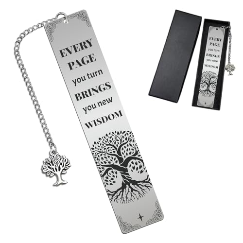 Peacoblue Tree of Life Metal Bookmark, Book Mark for Readers - style: Tree of Life