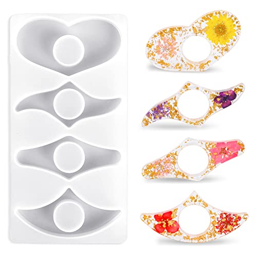 Silicone Resin Mold for Thumb Book Page Holder,Reusable Bookmark Mold Handmade Thumb Bookmark Casting Mold Silicone Mould for DIY Reading Accessory for Book Lovers Readers Students