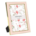 eletecpro 4x6 Enamel Picture Frame with Real Glass Cover, Pink, 2-Pack - color: Pink, size: 4x6