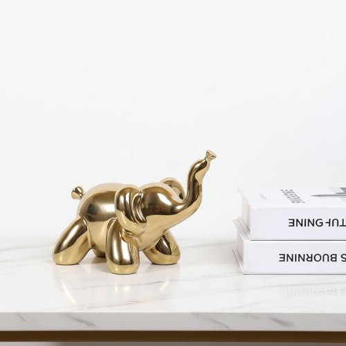 Gold Home Décor Balloon Figurine Accent (Elephant) - size: Elephant