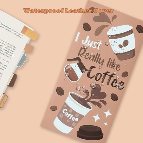 Coffee Cup Sticky Notes Set, 440 Sheets, Cute Coffee Theme Self-Stick Notes Pads, Divider Tabs Bundle, Writing Memo Pads for Coffee Lovers, Home, School, Office Supplies, Creative Small Gifts - style: Coffee