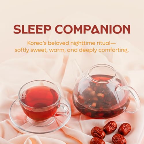 DALAMHARI Jujube Tea Bags 30T-Korean Red Date Tea Dried Jujube Fruit Dates