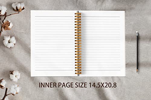 VNWEK CutePanda gifts For Women Girls Always Be Yourself Unless You Can Be a Spiral Notebook Journal 5.5 x 8.3 inches,Panda Lover Gifts Themed Lined Hardcover Spiral Notebook - color: ice