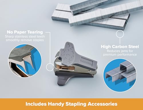 Bostitch Heavy Duty Stapler Value Pack, 40 Sheet Capacity, Gray - color: Gray