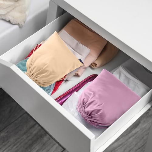 20 Pcs Satin Game Storage Bags for Women Men, S,M,L, Pink and Purple - color: Pink and Purple, size: S,M,L