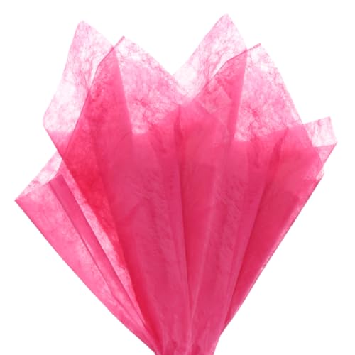 M METERXITY 38-Sheet Korean Cotton Wrapping Flower Paper, 11.8 Inch Waterproof Floral Wrapping Cotton Paper for Bouquets/Gift Packaging [Hot Pink] - color: Hot Pink