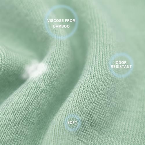 SERISIMPLE Women Viscose Bamboo Ankle Socks Low Cut Thin Sock Lightweight Pastal Color Soft Sock 5 Pairs - color: Assorted1, size: Small