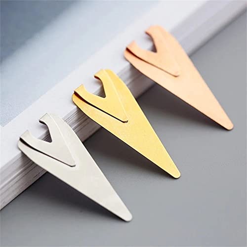 Leadigol 3 Boxes Metals Bookmarkers,Book Page Markers Arrow,36Pcs Book Marker Clip,Book Darts Line Markers Mixed Metals Bookmarkers Thin Line Book Markers