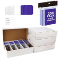 4 Pack Toploader Trading Card Storage Box,5Row 3200 Count Card Box,Bulk Box - size: 4-PACK