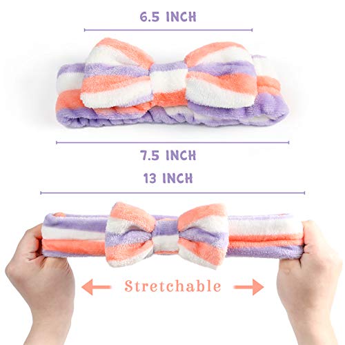 3 otters 12 Pack Spa Headband for Women, Makeup Headband for Washing Face - color: style3
