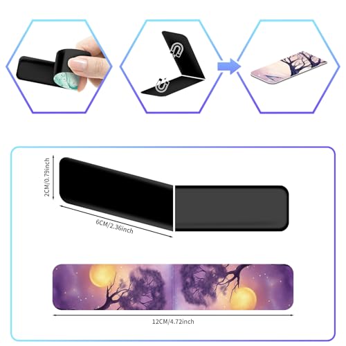 48 Pieces Magnetic Bookmarks Magnet Page Markers - Book Marks for Reading Women & Men with Storage Boxes - Cute Magnet Bookmark Clips for Reading Pleasure（Sky） - size: 48, style: Sky Style