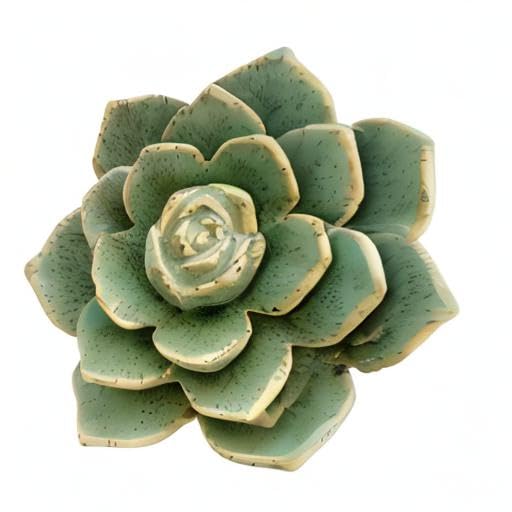 Ceramic Succulent Flower Table Centerpiece (Green) - color: Green