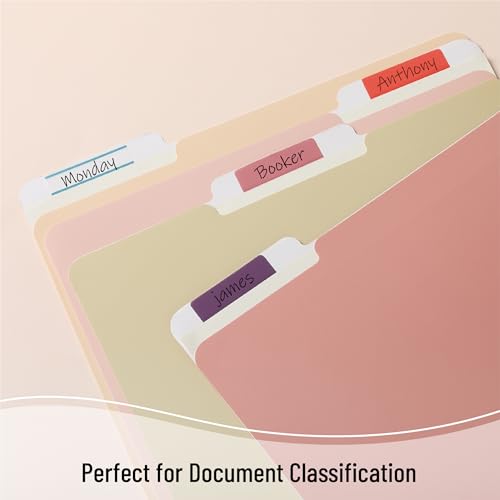 Mr. Pen- Sticky Index Tabs, 500 Pcs, 21 Sets, Colorful - color: Retro