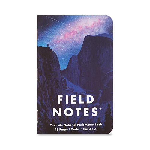 Field Notes: National Parks Series (Series A - Yosemite, Acadia, Zion) - Graph Paper Memo Book 3-Pack - 3.5 x 5.5 Inch - color: Series A - Yosemite, Acadia, Zion