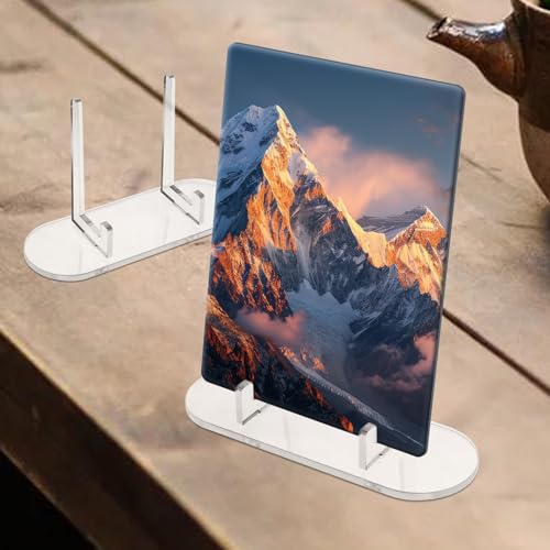 20 Pcs Acrylic Card Display Stand, Clear Mini Holder 0.6 Inch