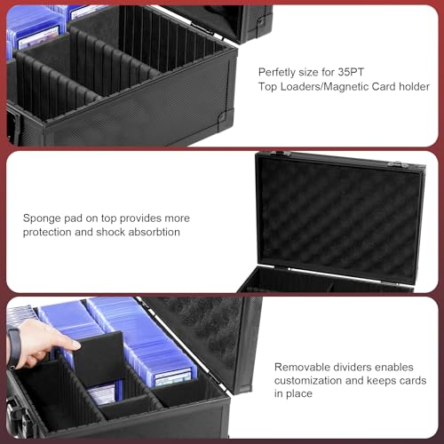 ProCase Toploader Storage Box, Trading Card Case for Sports Cards