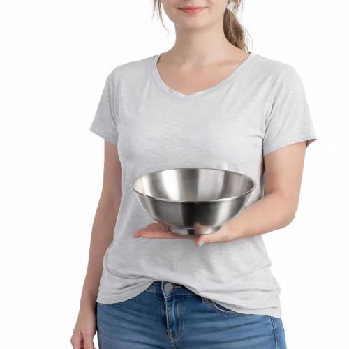 IMEEA 54 Oz Ramen Bowls Stainless Steel Double Wall Soup Bowls, Set of 2