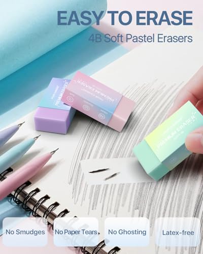 Four Candies Cute Mechanical Pencil Set, 0.5mm Fine Point, 6-Count Pack - style: 6PCS 0.5 mm
