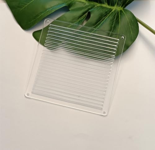 Acrylic Sashiko Stencil,Sashiko Embroidery Pattern,Quilt Stitch Mold,Small Needle Embroidery for Manual DIY Tool Template (Lines 0.5cm) - style: Lines 0.5cm